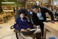MC2 STEM High School in Cleveland, Ohio. (photo by Allison Shelley/The Verbatim Agency for the Alliance for Excellent Education)