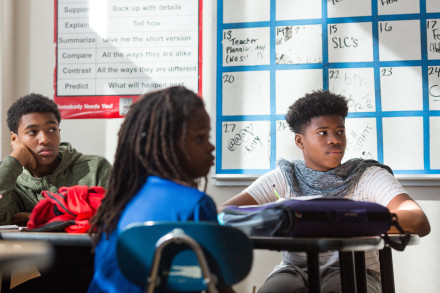 at Capitol City Charter School in Washington, D.C., February 23, 2017. (photo by Allison Shelley/Verbatim for the Hewlett Foundation)