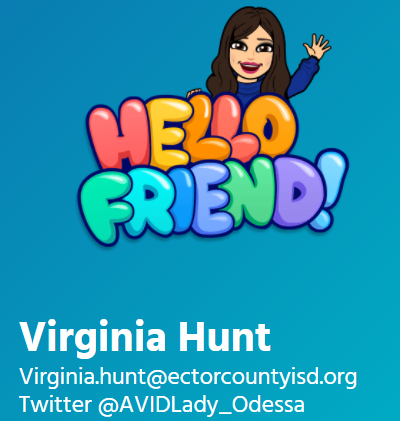 Upload your photo/bitmoji/avatar/school or district logo